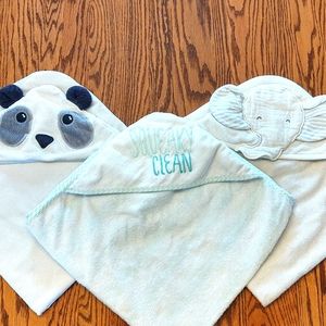 Infant/Baby Hooded Towels (3)
